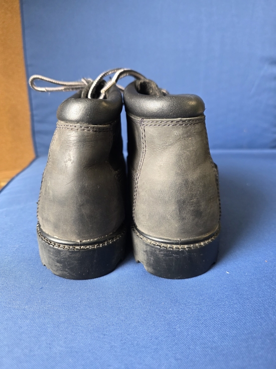 Timberland Black Leather Boots Men’s 8.5M Rugged Lace‑Up Workwear Chukka main image 10
